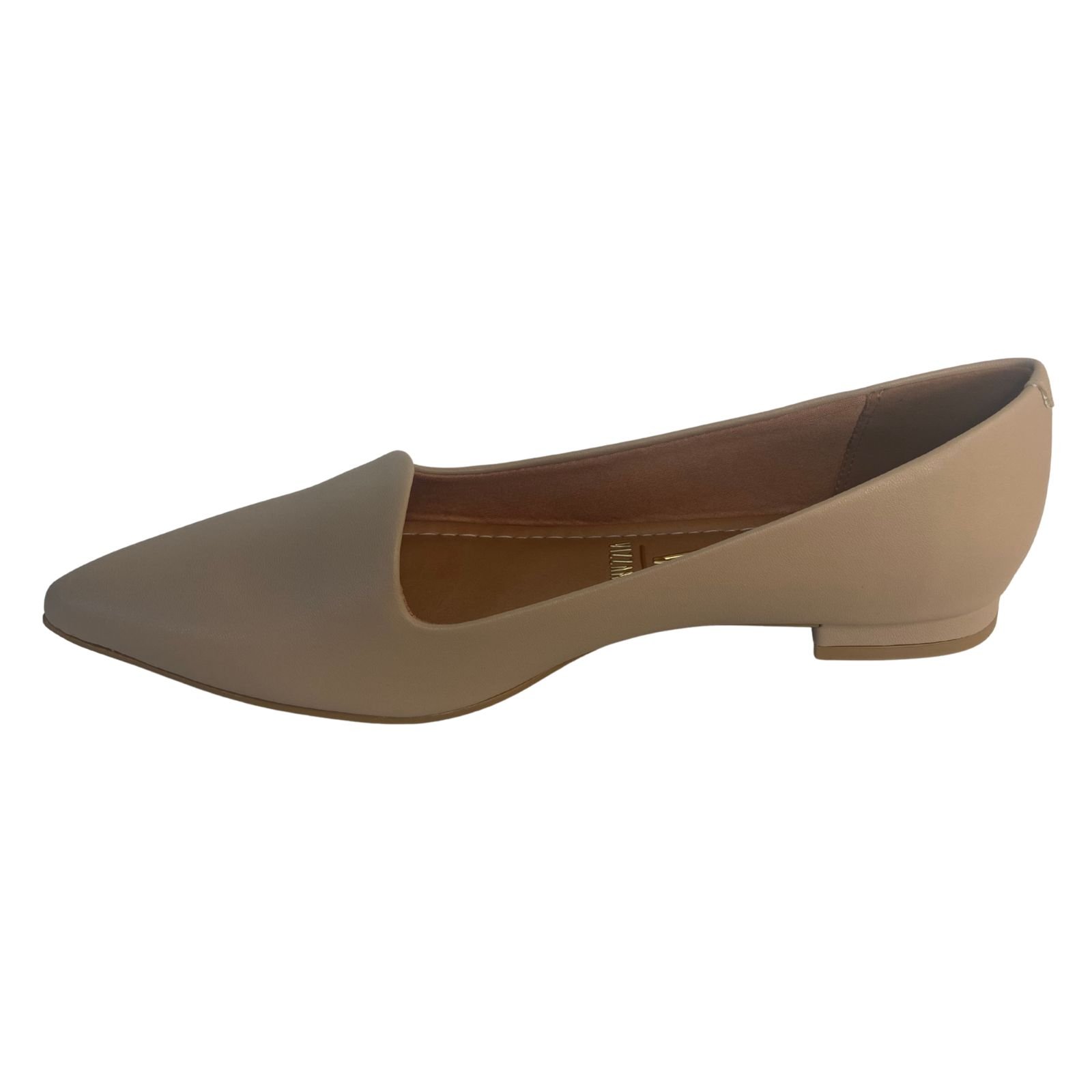 Sapatilha Bico Fino Casual Feminino Vizzano 1206261 Bege Bege 3
