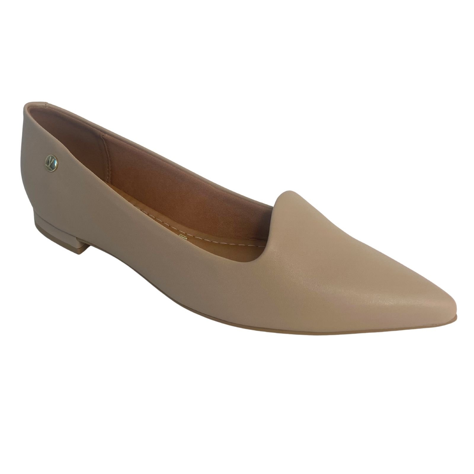 Sapatilha Bico Fino Casual Feminino Vizzano 1206261 Bege