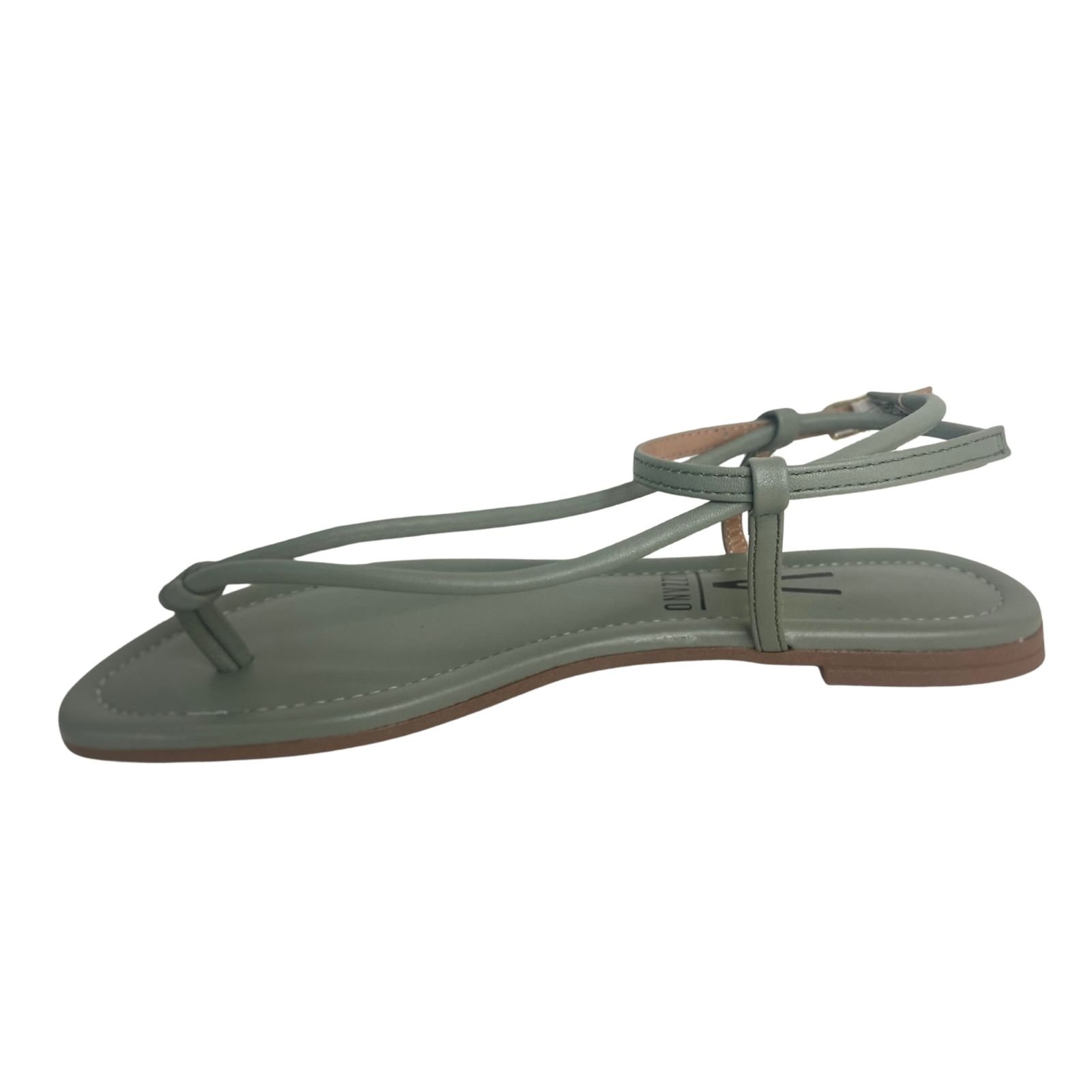 Sandália Rasteirinha Casual Feminina Vizzano 62351716 Verde Verde 3