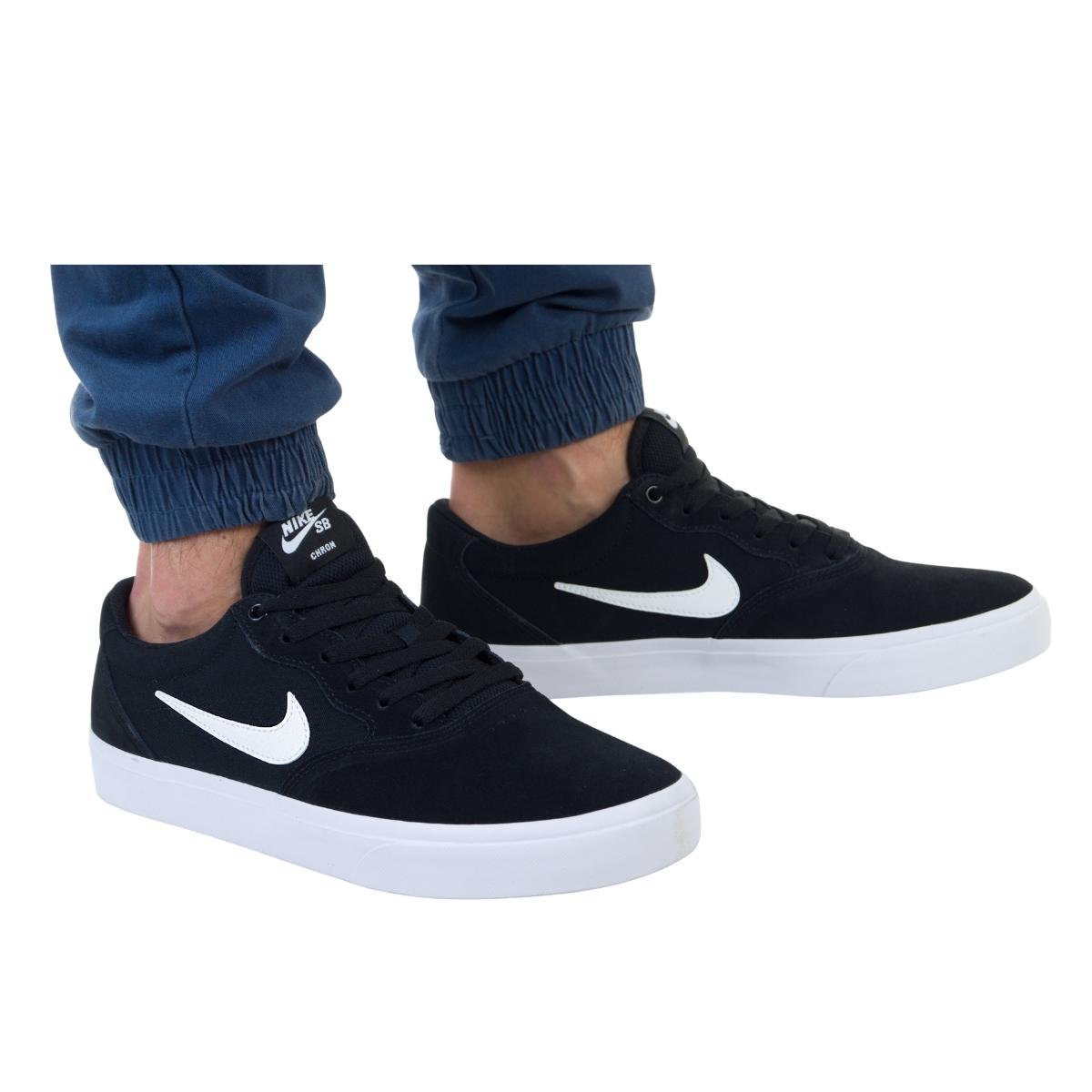 Tênis SB Chron 2 Casual Masculino Nike CD6278002 Preto Preto 6