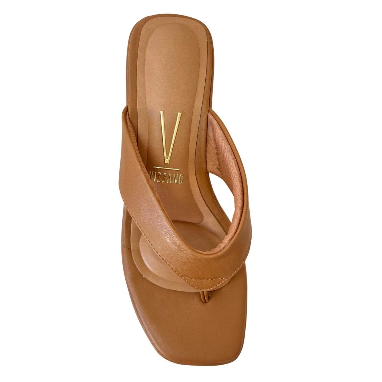 Tamanco Anabela Casual Feminino Vizzano 6559106 Marrom Marrom 4