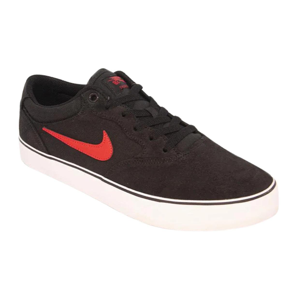 Tênis SB Chron 2 Casual Masculino Nike DM3493003 Preto/Vermelho