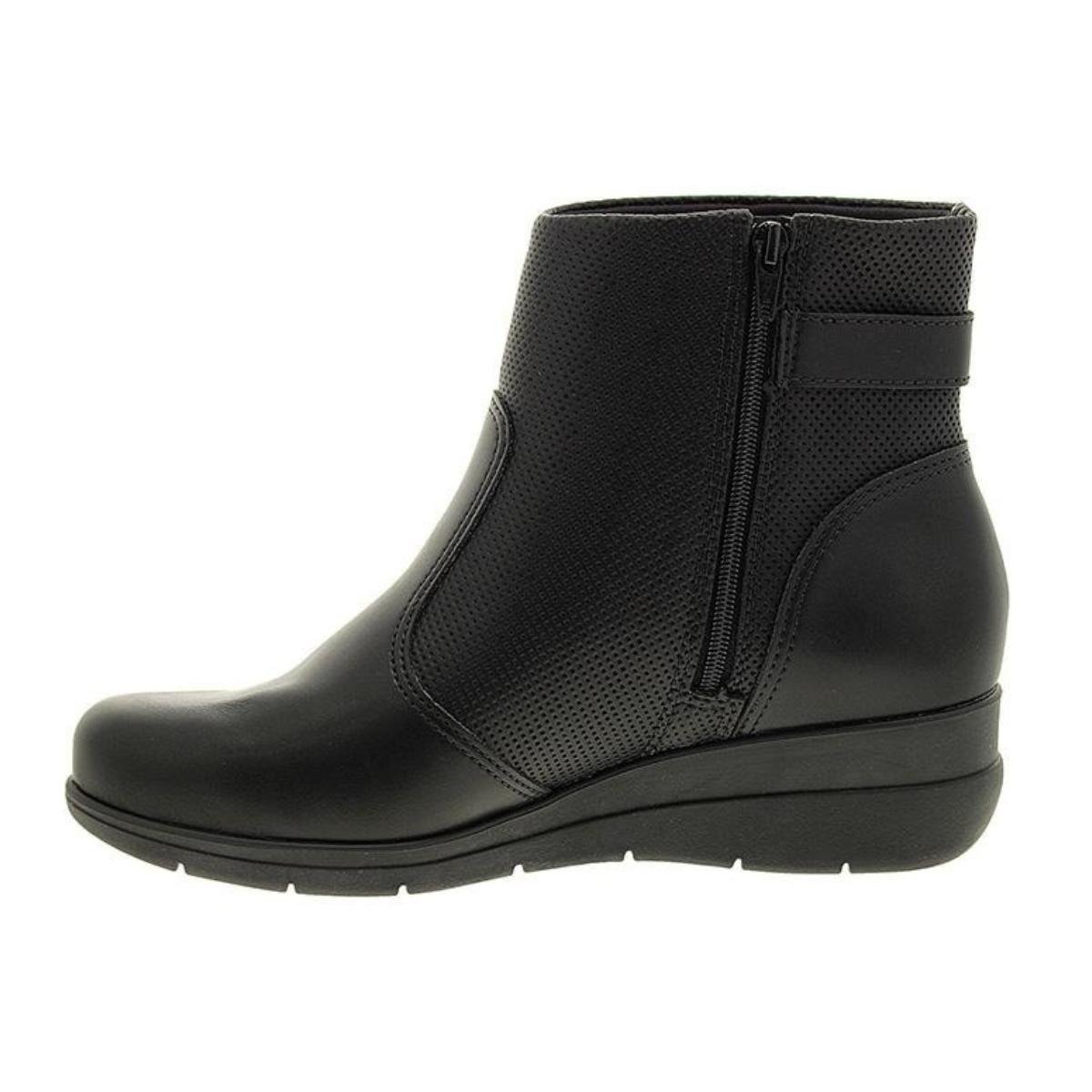 Bota Modare 7085100 Cano Curto Anabela Preto 2