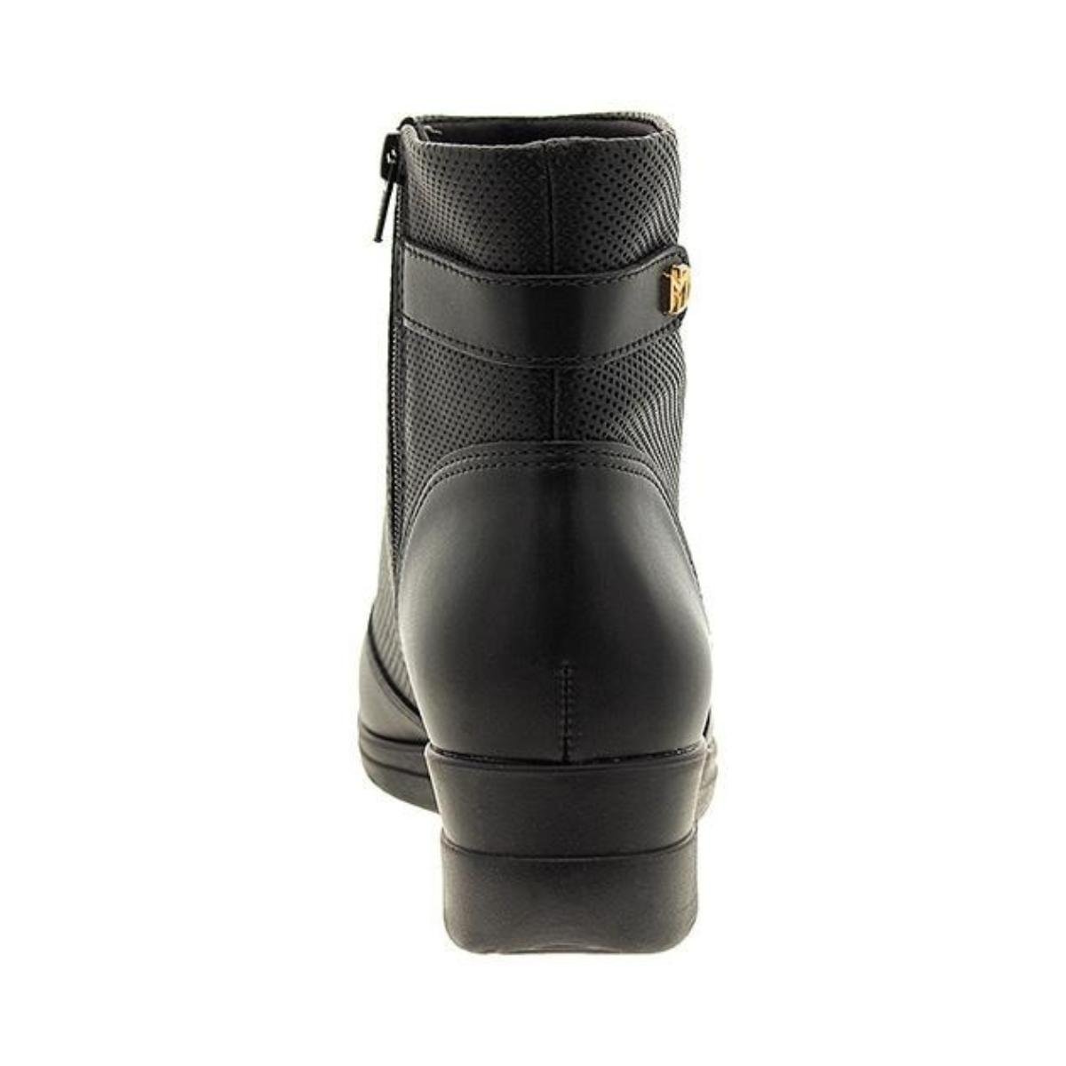 Bota Modare 7085100 Cano Curto Anabela Preto 4