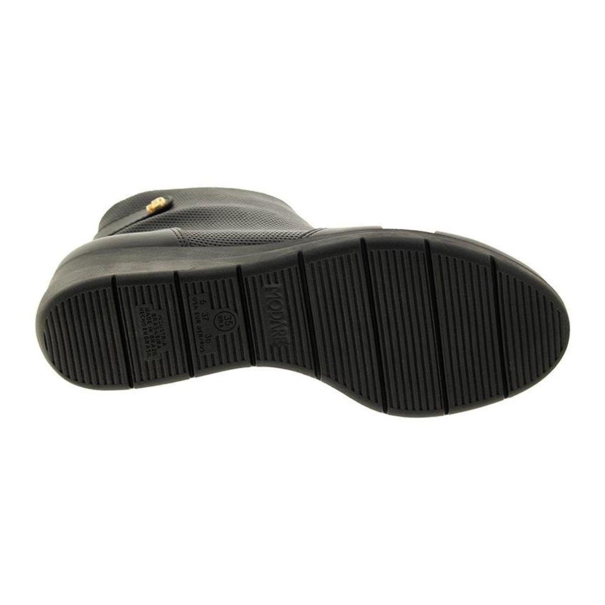 Bota Modare 7085100 Cano Curto Anabela Preto 6