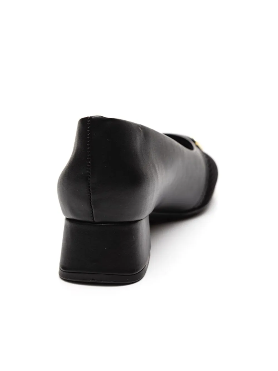 Sapato Scarpin Casual Feminino Comfortflex 2495303 Preto Preto 2