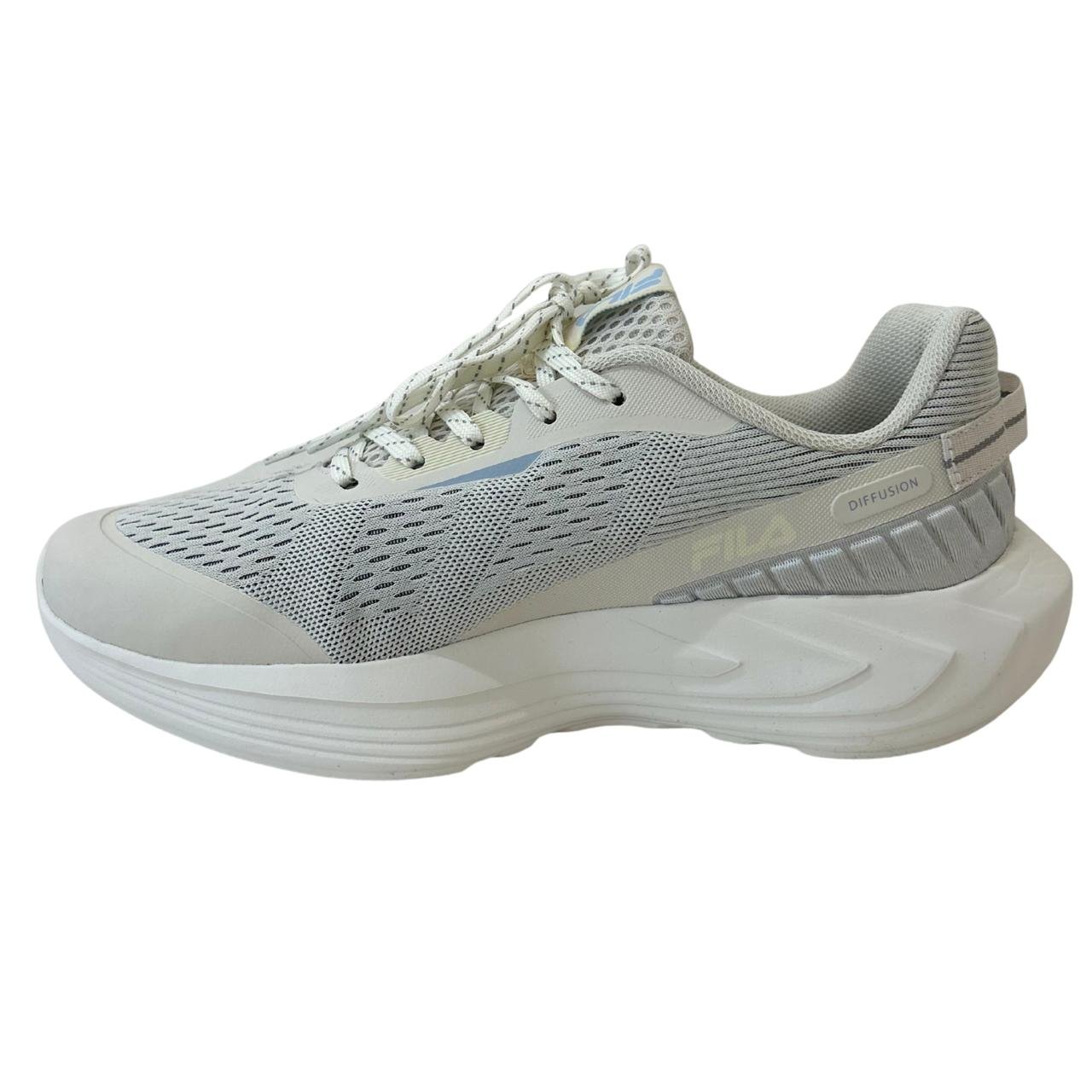 Tênis Esportivo Feminino Fila Diffusion Azul Claro Azul Claro 3