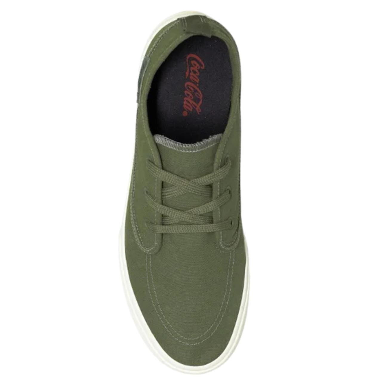 Tênis Casual Masculino Coca Cola CC2456 Verde Escuro Verde 4