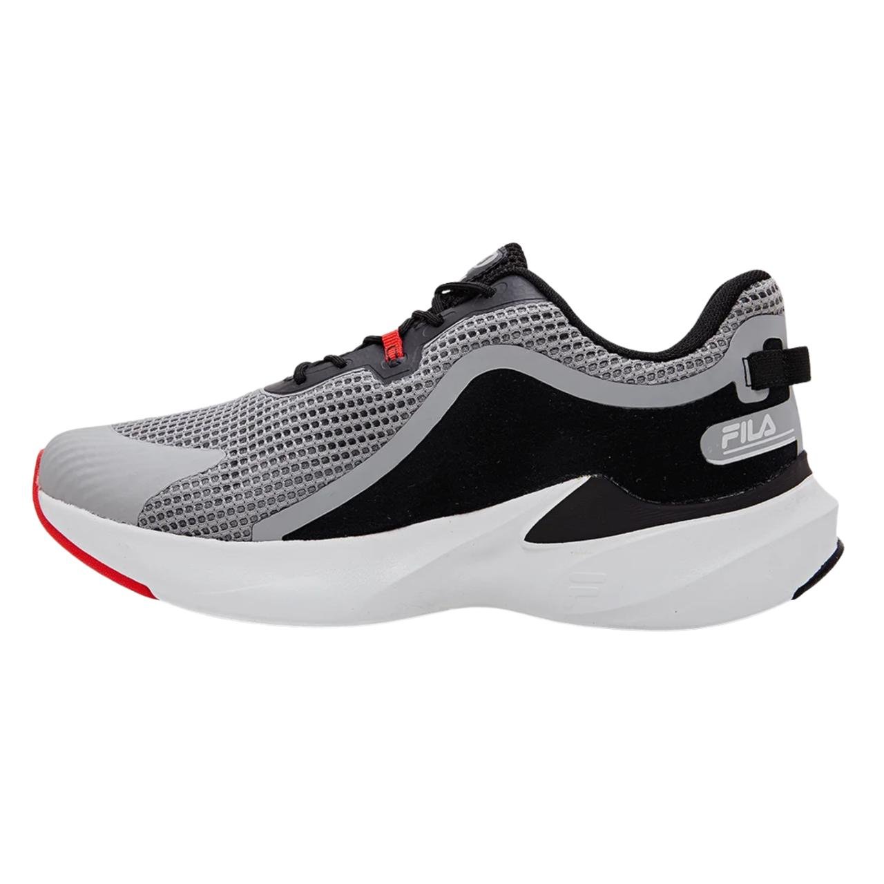 Tênis Esportivo Masculino Fila Recovery Cinza Cinza 3