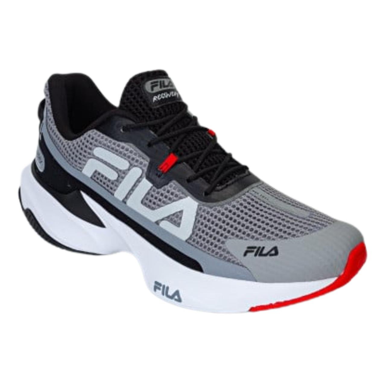 Tênis Esportivo Masculino Fila Recovery Cinza