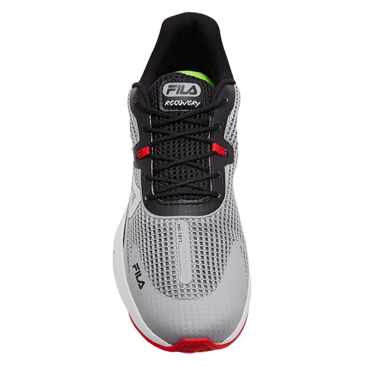 Tênis Esportivo Masculino Fila Recovery Cinza Cinza 4