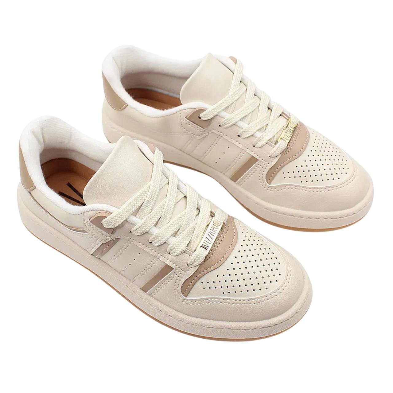 Tênis Casual Feminino Vizzano 1466103 Areia Bege 4