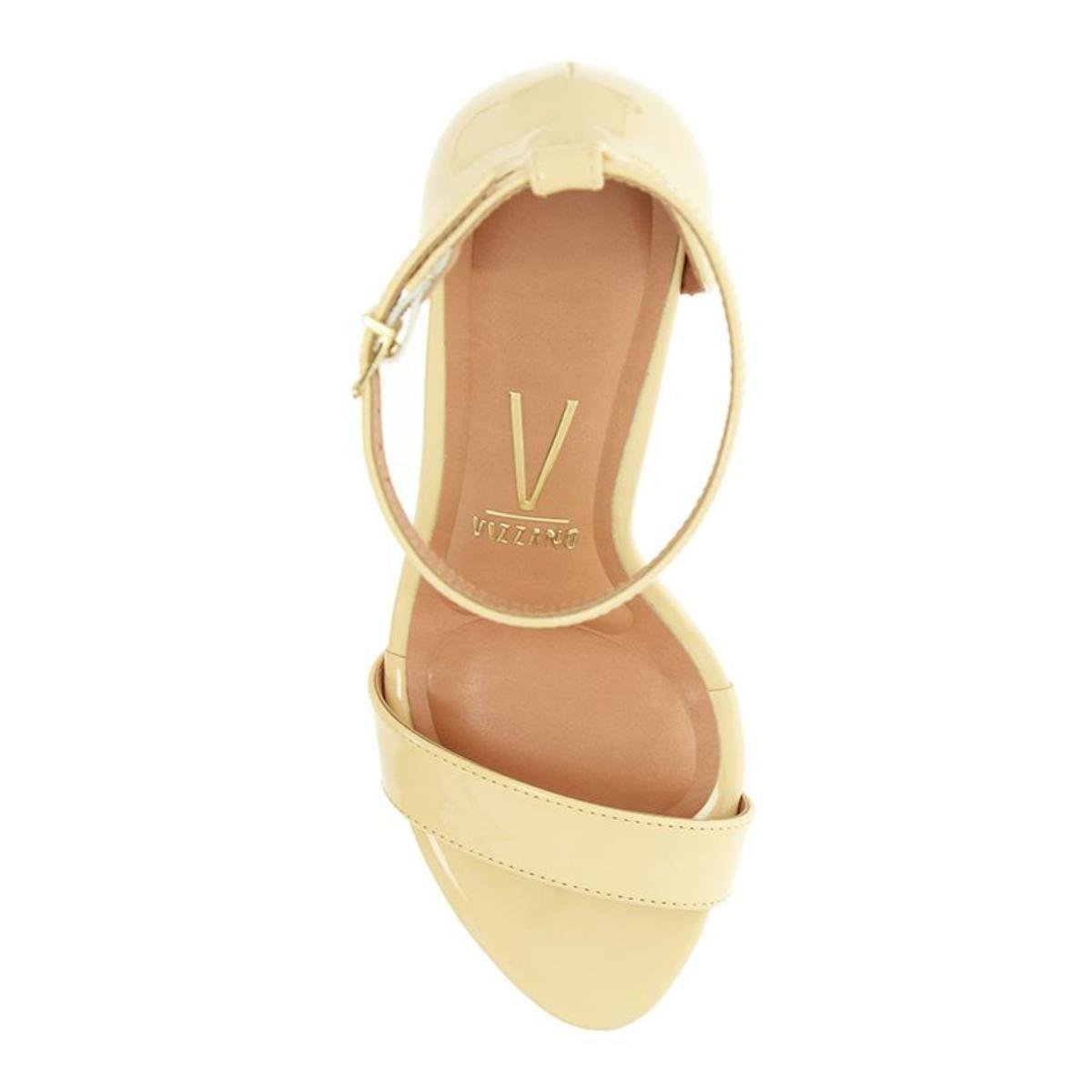 Sandália Salto Fino Casual Feminino Vizzano 6249452 Amarelo Amarelo 4