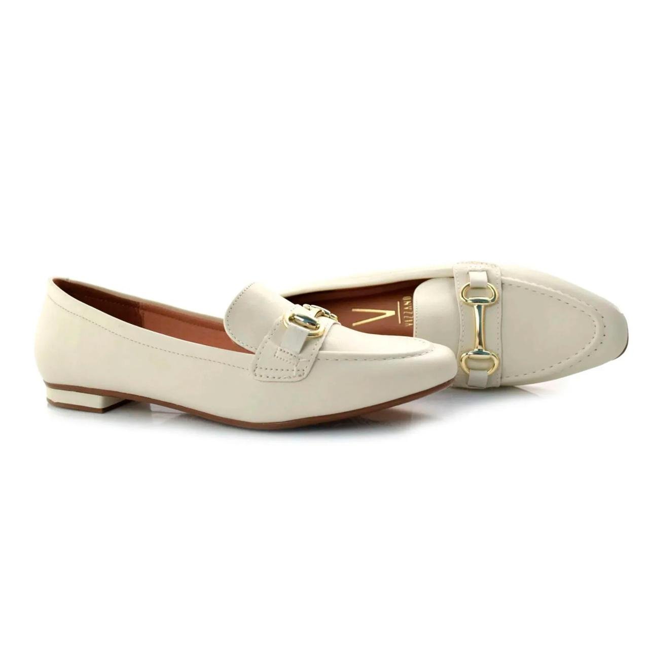 Sapato Mocassim Casual Feminino Vizzano 1351106 Bege 5
