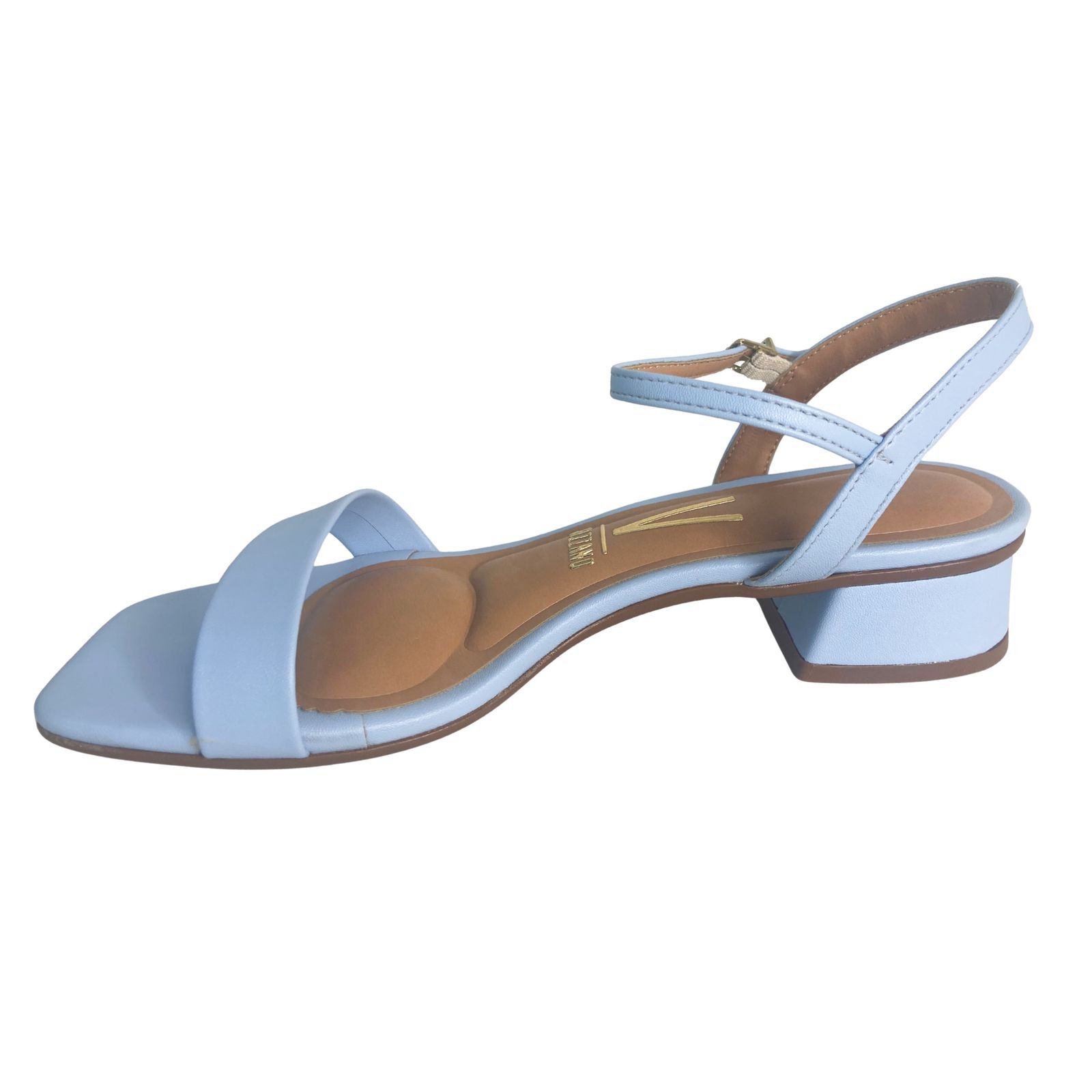 Sandália Salto Bloco Casual Feminina Vizzano 6454111 Azul Claro Azul 3