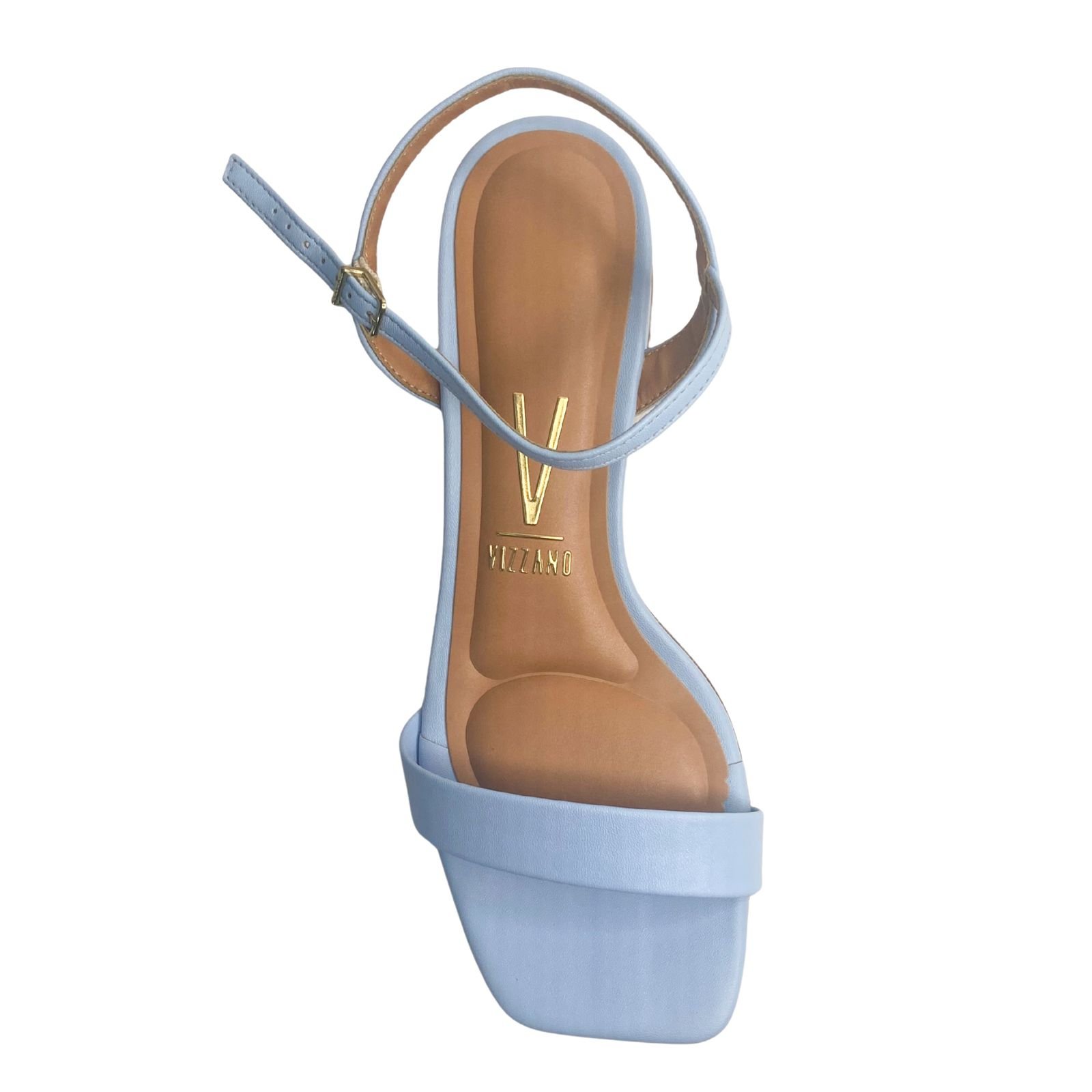 Sandália Salto Bloco Casual Feminina Vizzano 6454111 Azul Claro Azul 4