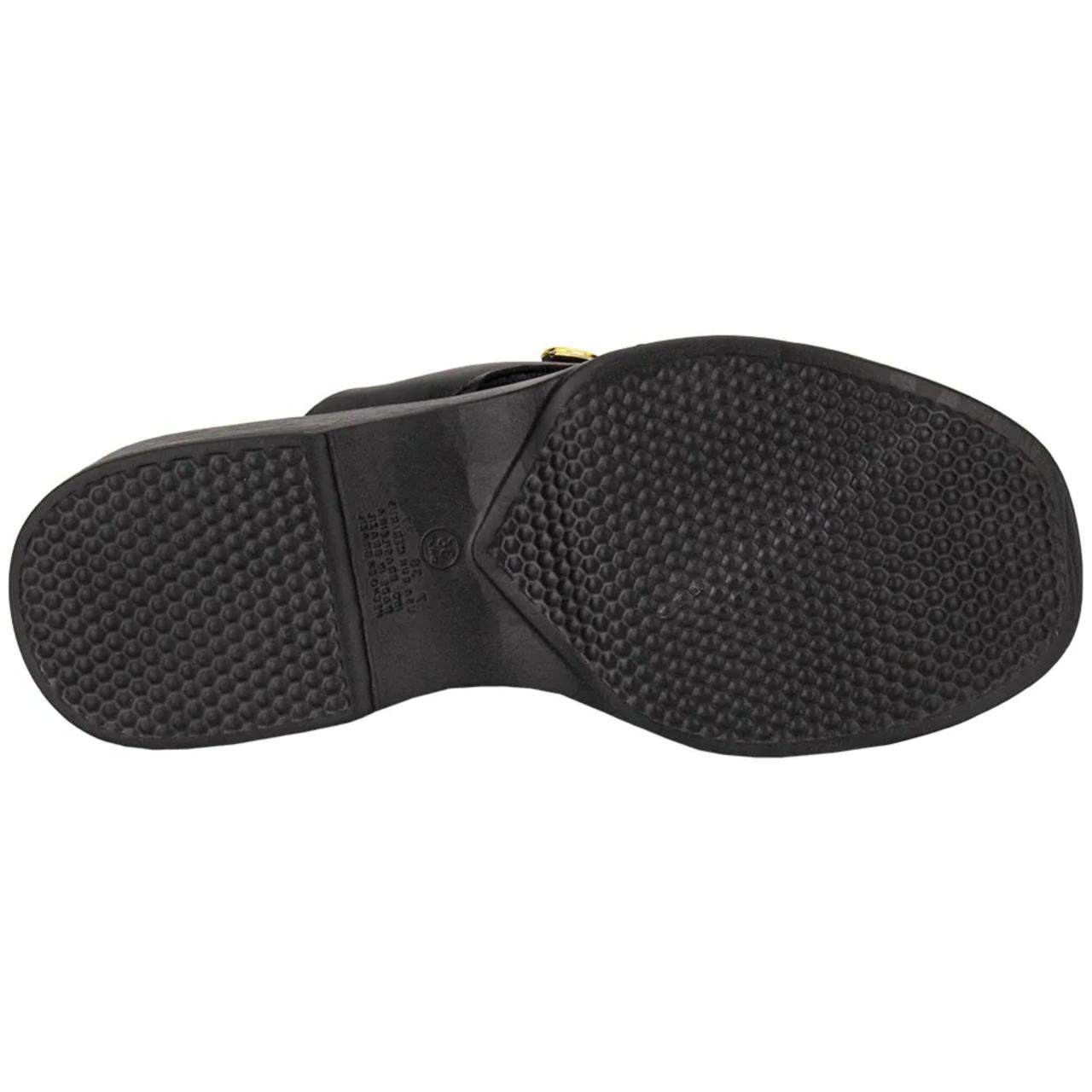 Tamanco Anabela Casual Feminina Moleca 5503117 Preto Preto 5