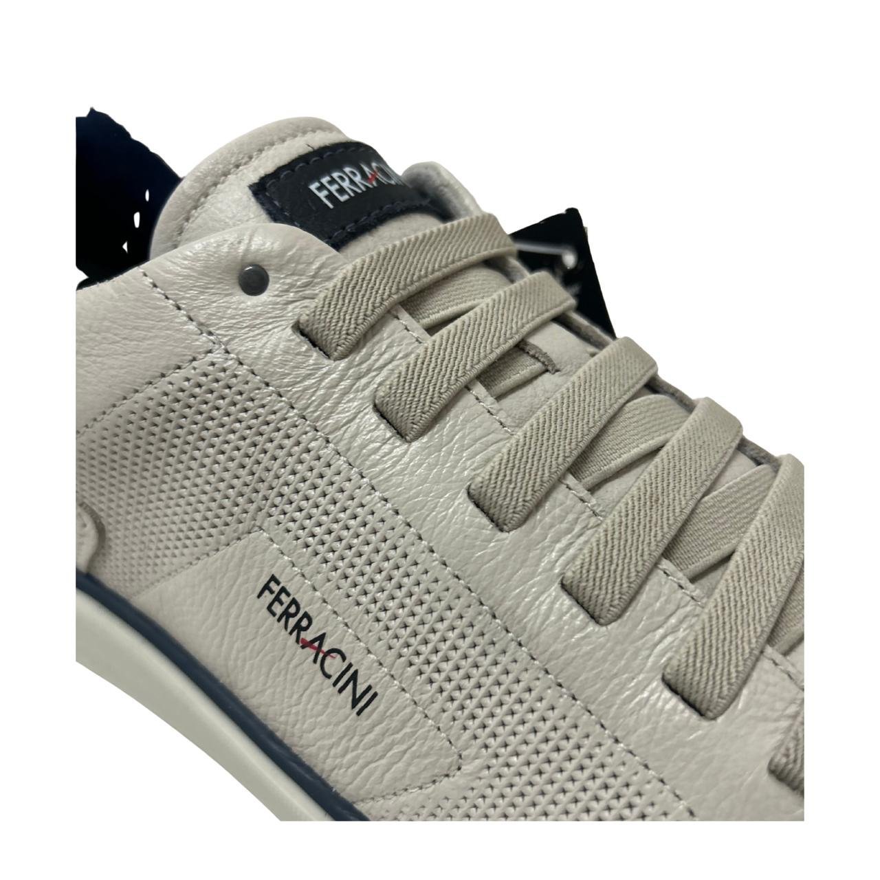 Sapatênis Casual Masculino Ferracini 1062-617C Off White Off White 6