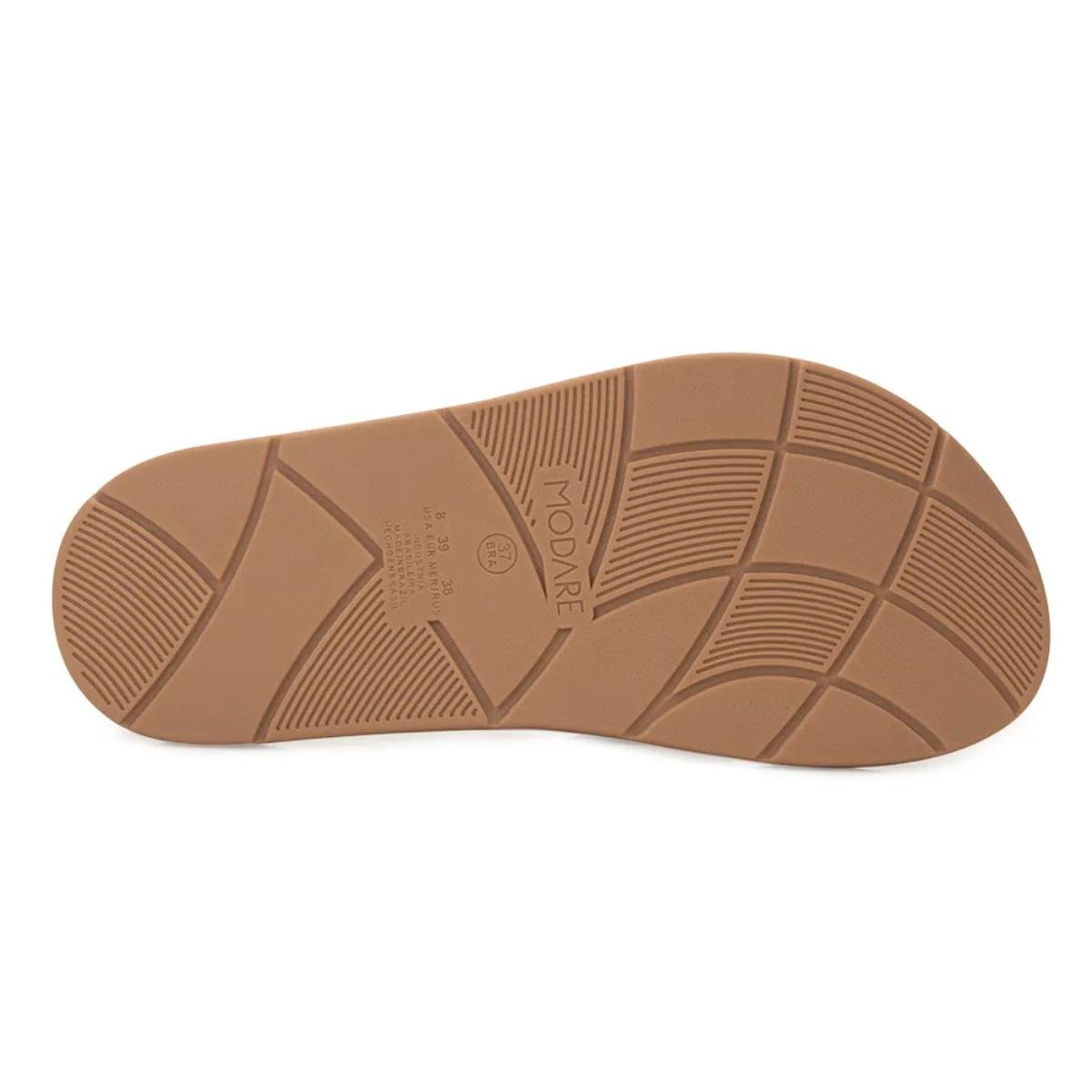 Sandália Rasteirinha Flat Casual Feminina Modare 7208109 Nude Nude 6