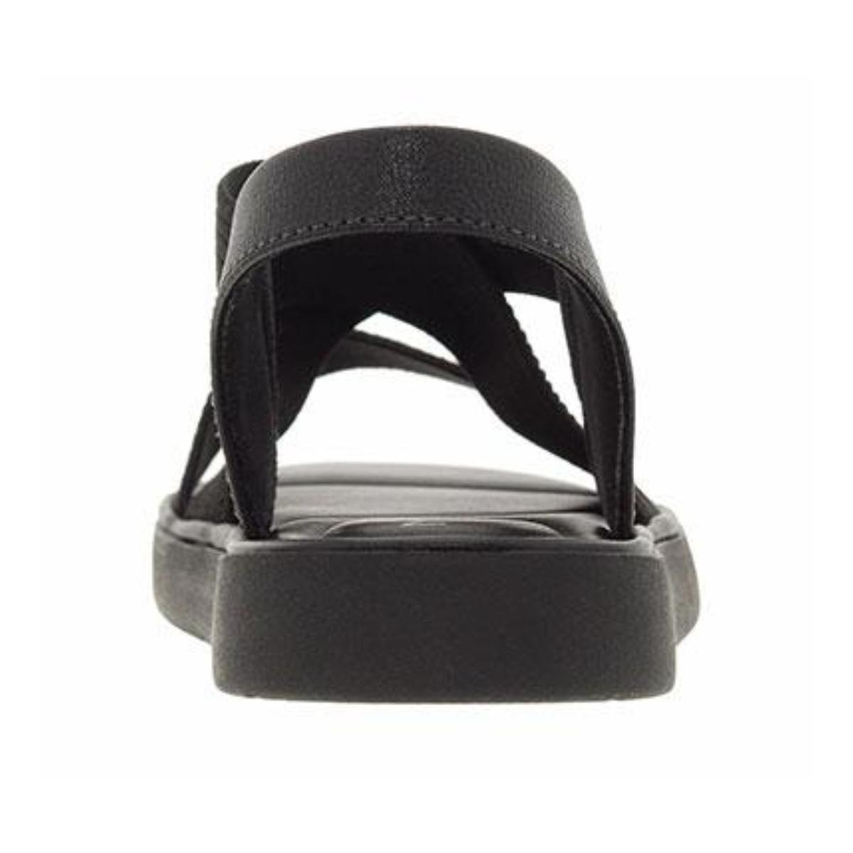 Sandália Papete Flat Modare Casual Feminina 7208105 Preto Preto 6