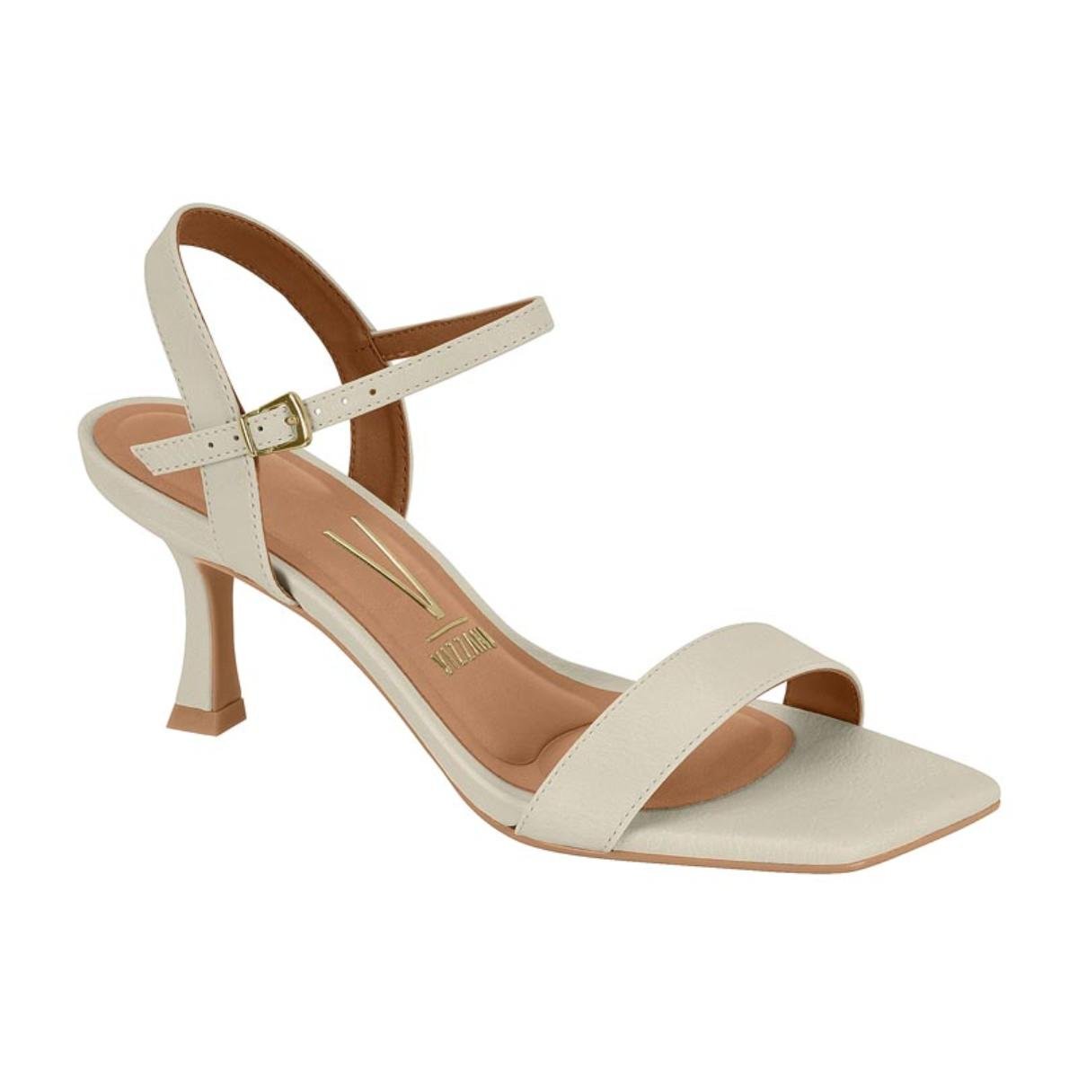 Sandália Salto Taça Casual Feminino Vizzano 6536113 Branco