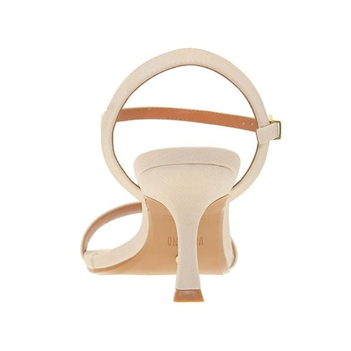 Sandália Salto Taça Casual Feminino Vizzano 6536113 Branco Branco 6