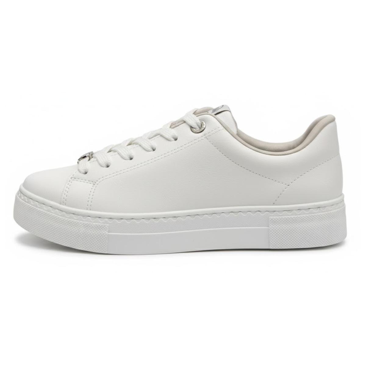 Tênis Casual Feminino Via Marte 138-005-01 Branco Branco 3