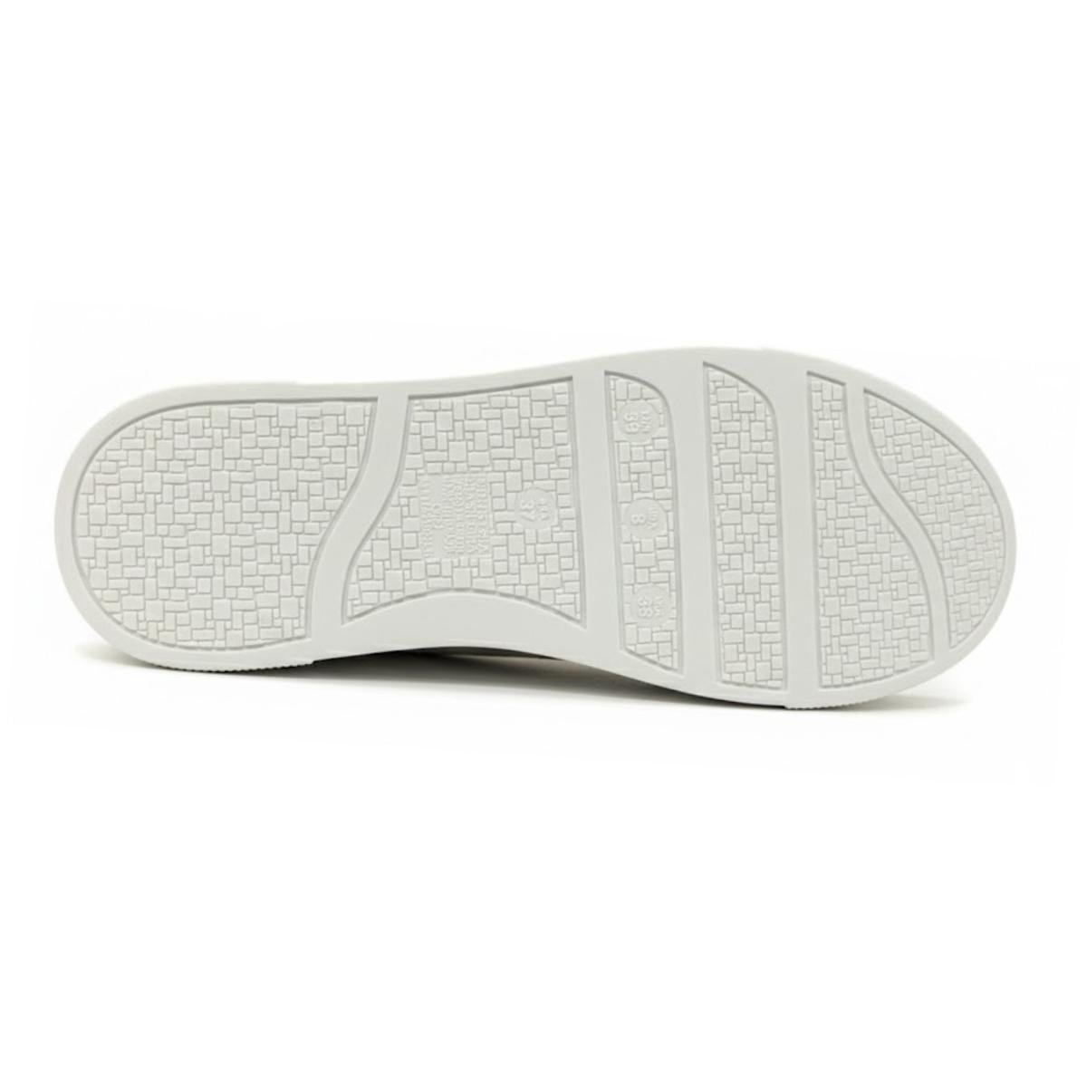 Tênis Casual Feminino Via Marte 138-005-01 Branco Branco 8