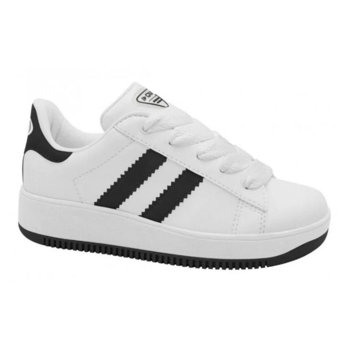 Tênis Casual Feminino Quiz 61-1851-01 Branco