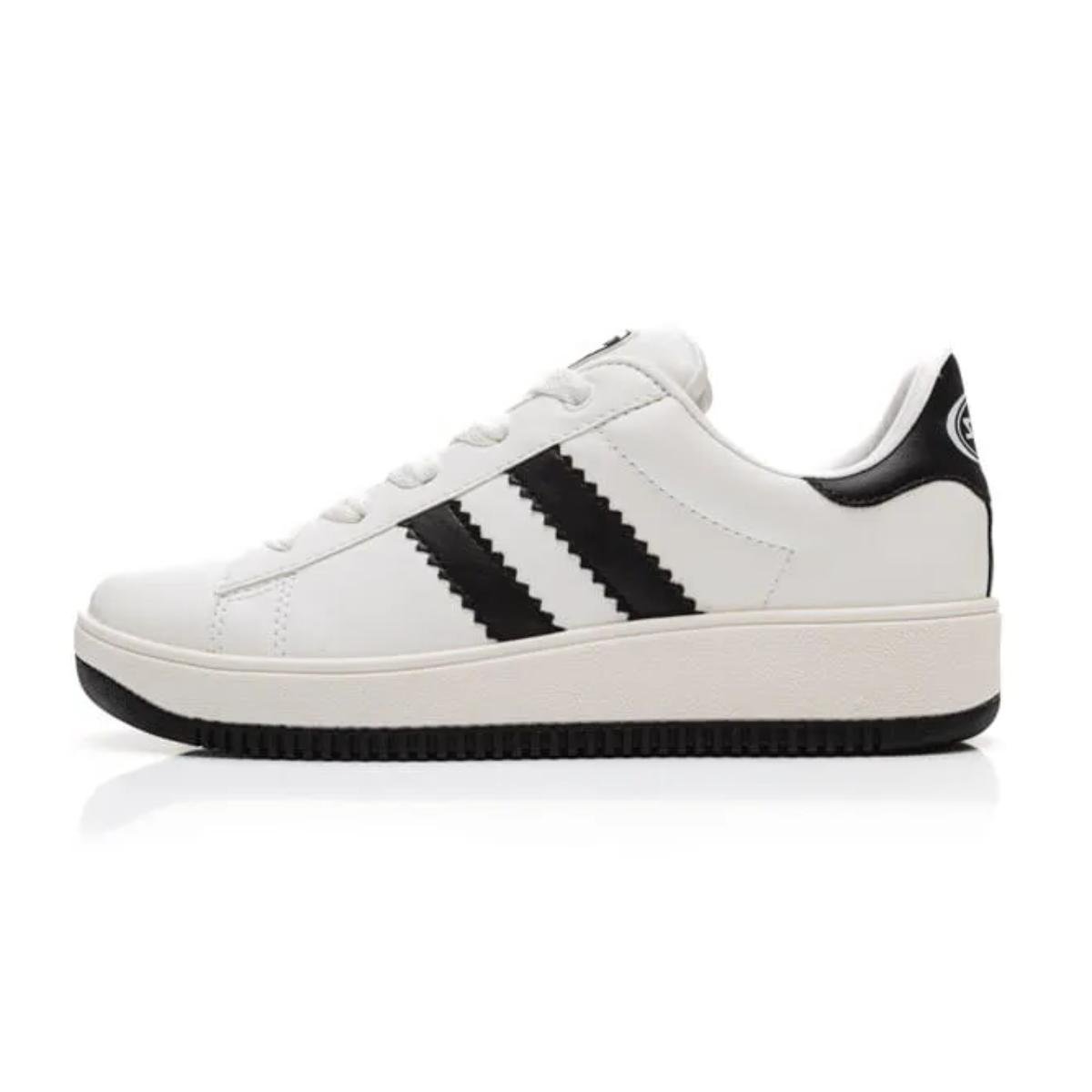 Tênis Casual Feminino Quiz 61-1851-01 Branco Branco 3