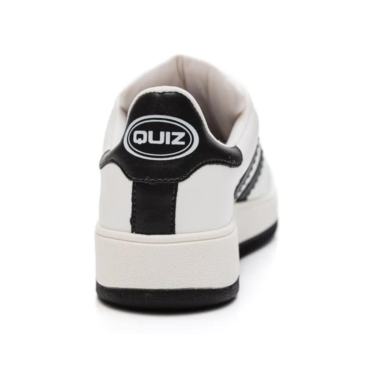 Tênis Casual Feminino Quiz 61-1851-01 Branco Branco 6