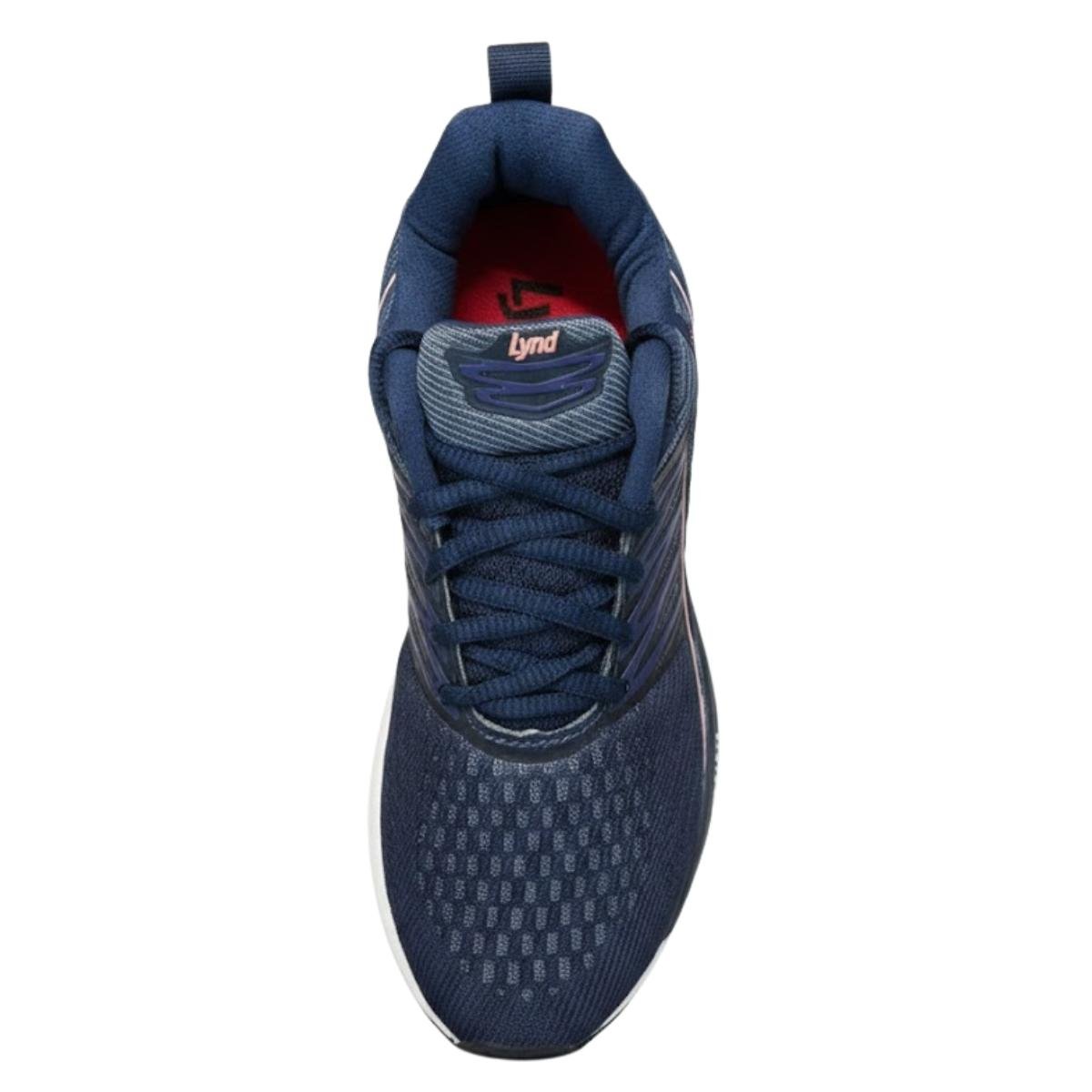 Tênis Esportivo Feminino Lynd Cross 632 Azul e Rosa Azul 4