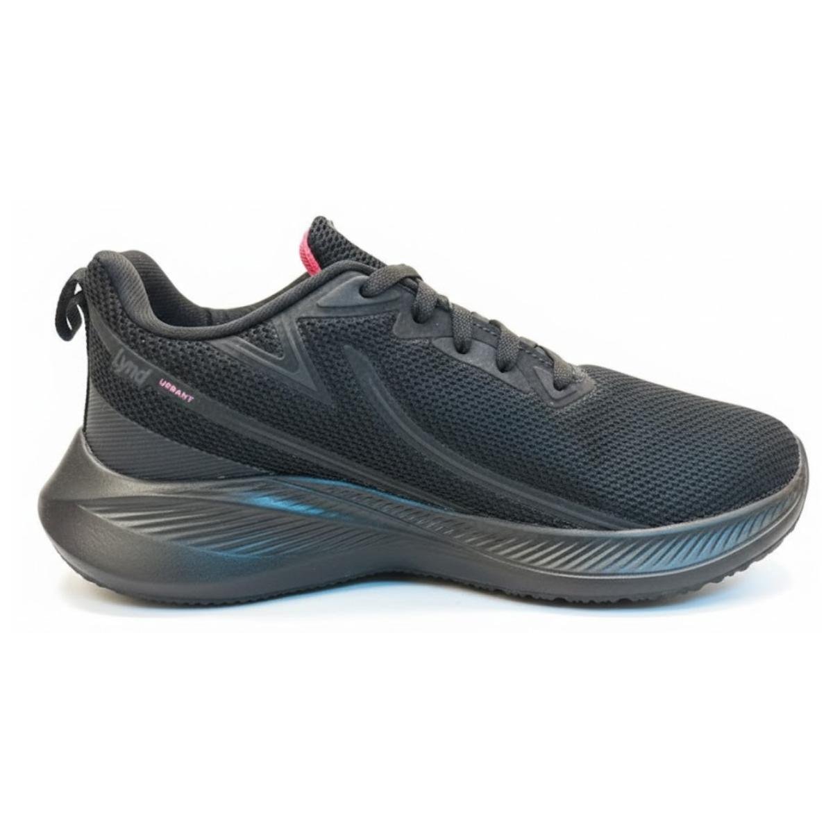 Tênis Esportivo Feminino Lynd Urbany 661 Preto Preto 2