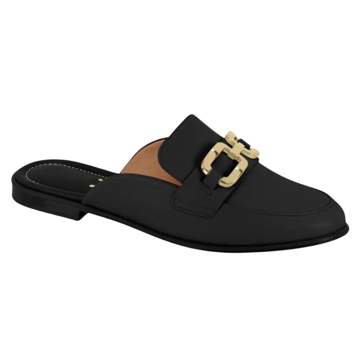 Mule Casual Feminino Vizzano 1376118 Preto