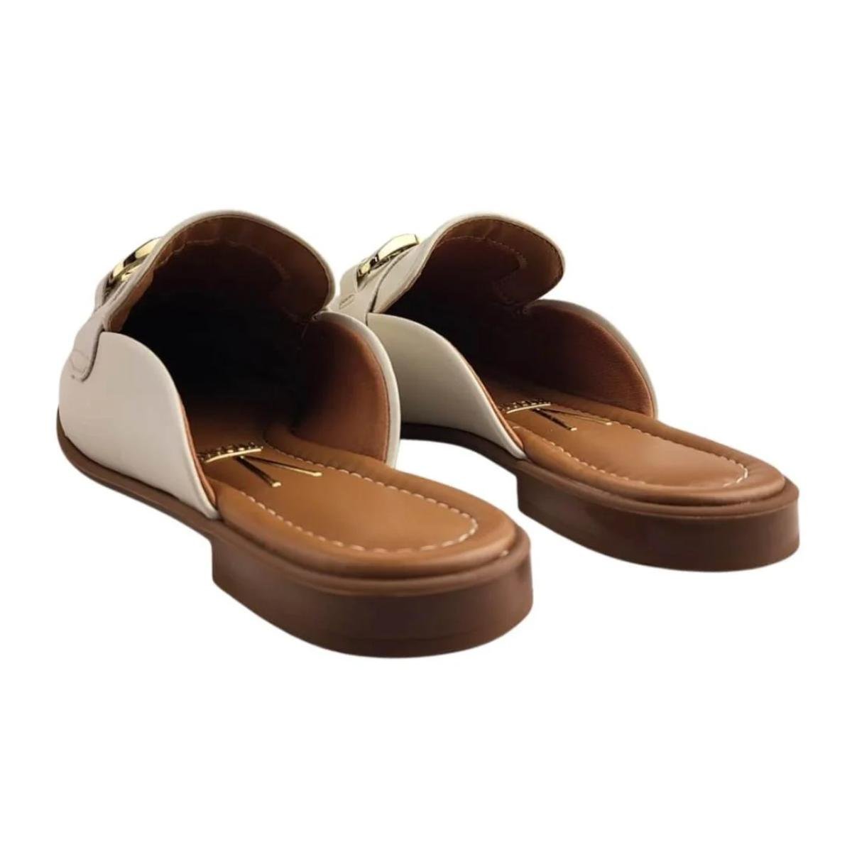 Mule Casual Feminino Vizzano 1376118 Branco Branco 6