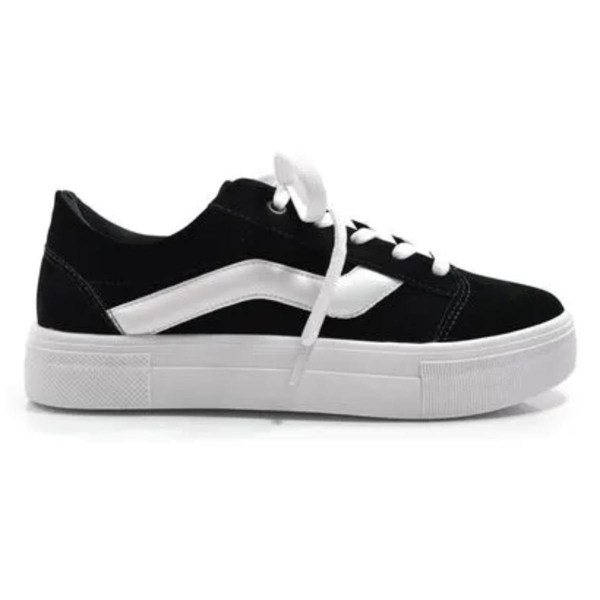 Tênis Casual Feminino Quiz 61-1832-78 Preto Preto 2