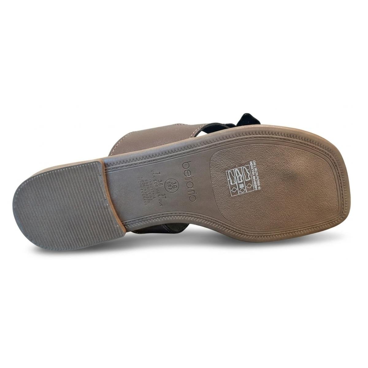 Sandália Rasteirinha Casual Feminino Beira Rio 8560.105 Marrom Marrom 6
