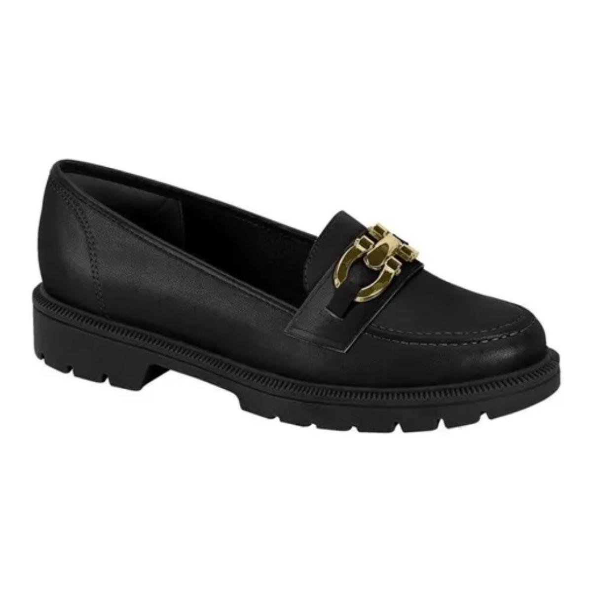 Sapato Mocassim Comfort Casual Feminino Beira Rio 4283.133 Preto