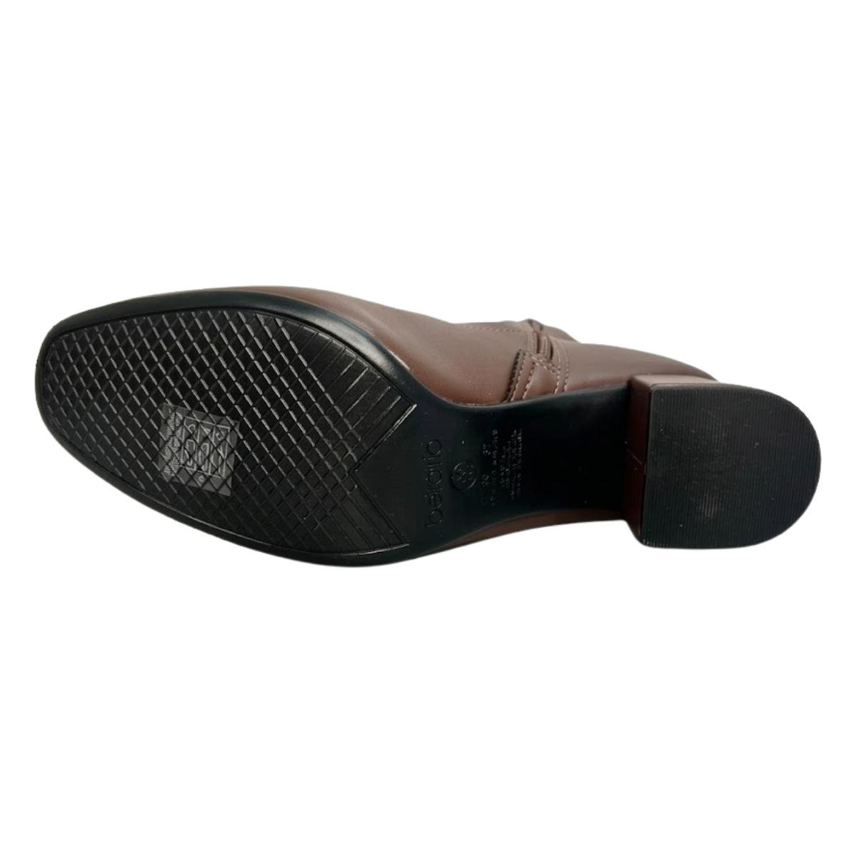 Bota Slouchy Casual Feminina Beira Rio 9076.112 Cano Médio Marrom Marrom 7