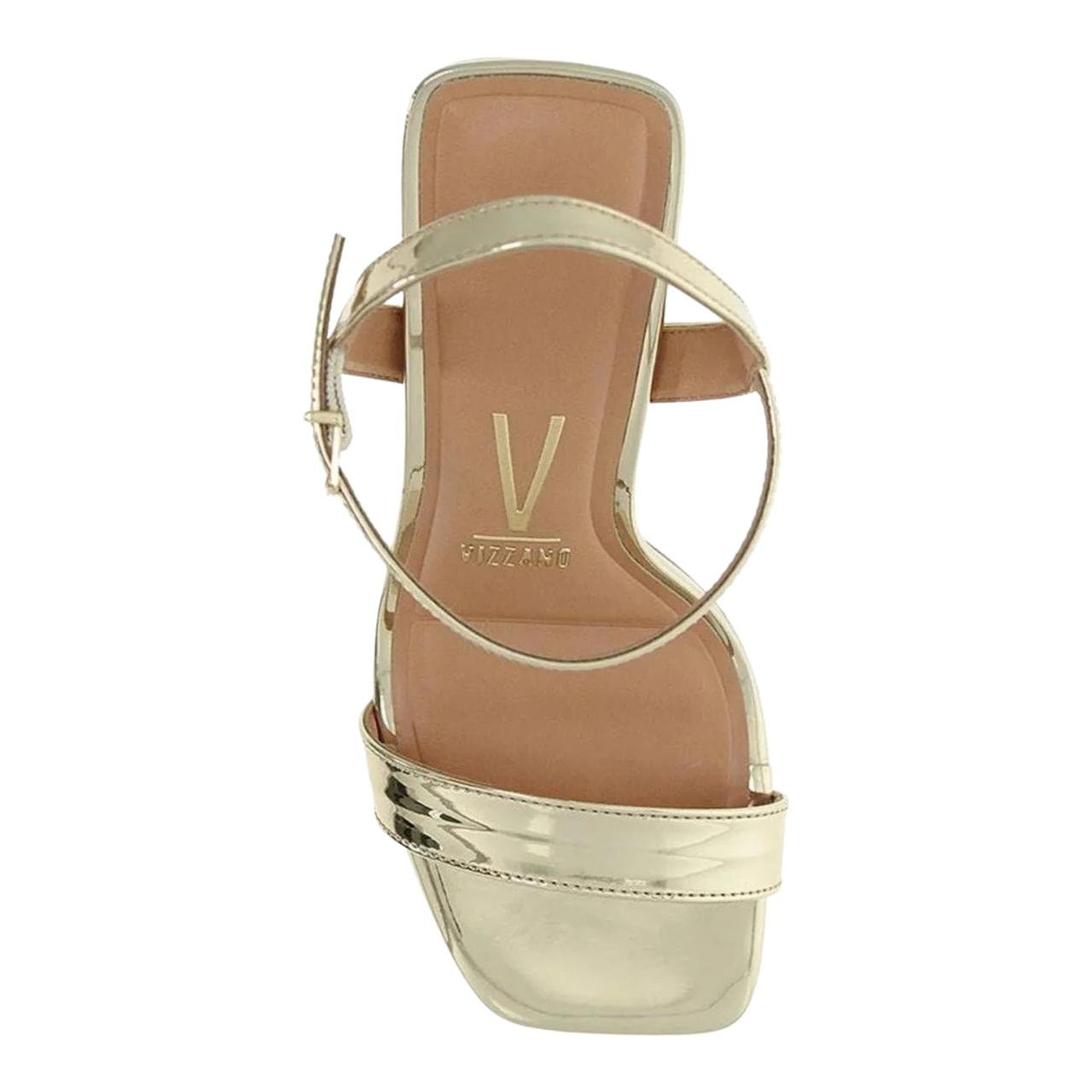 Sandália Stilleto Casual Feminina Vizzano 6516200 Dourado Dourado 4