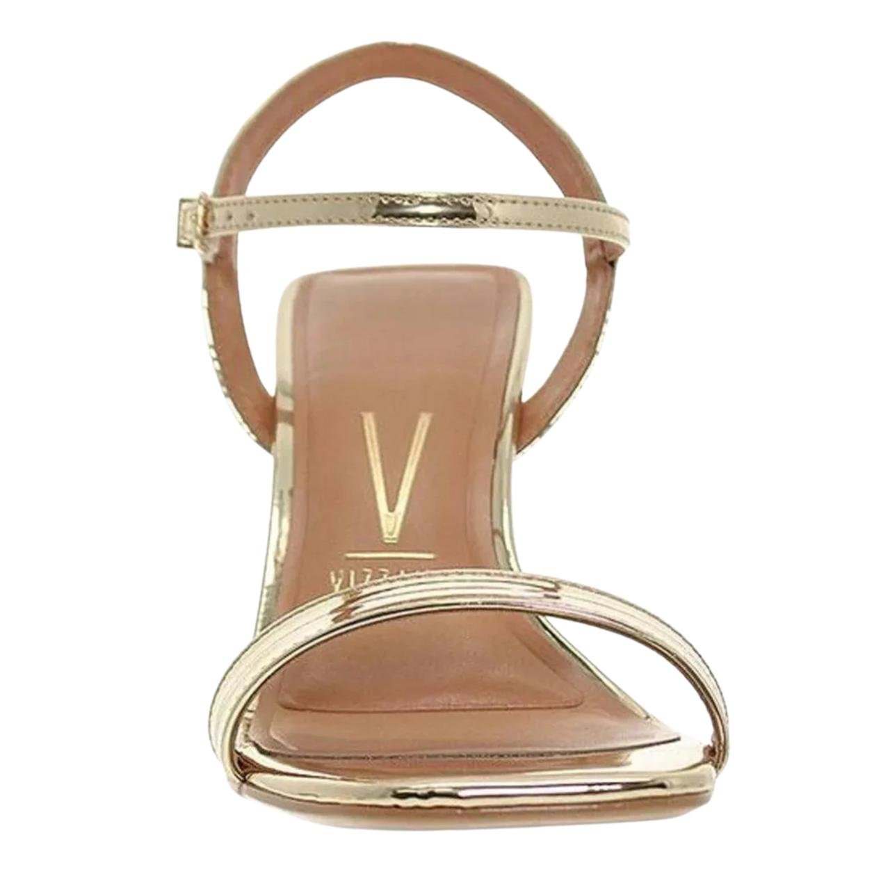 Sandália Stilleto Casual Feminina Vizzano 6516200 Dourado Dourado 5