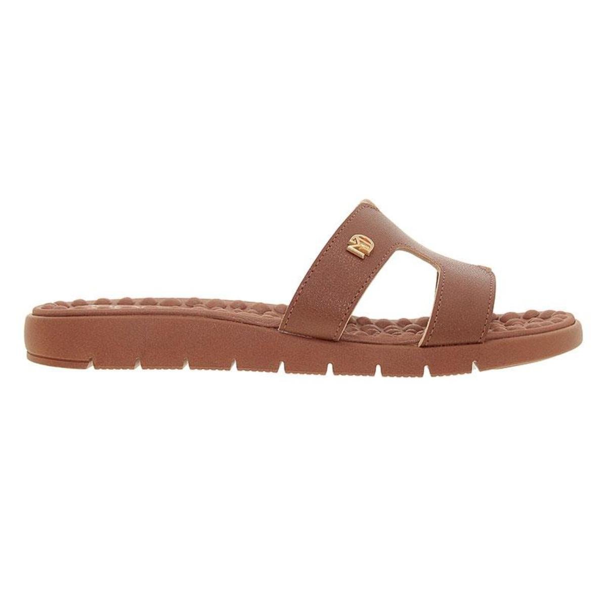 Tamanco Anabela Casual Feminino Modare 7162.330 Comfort Ortopédico Marrom Marrom 2