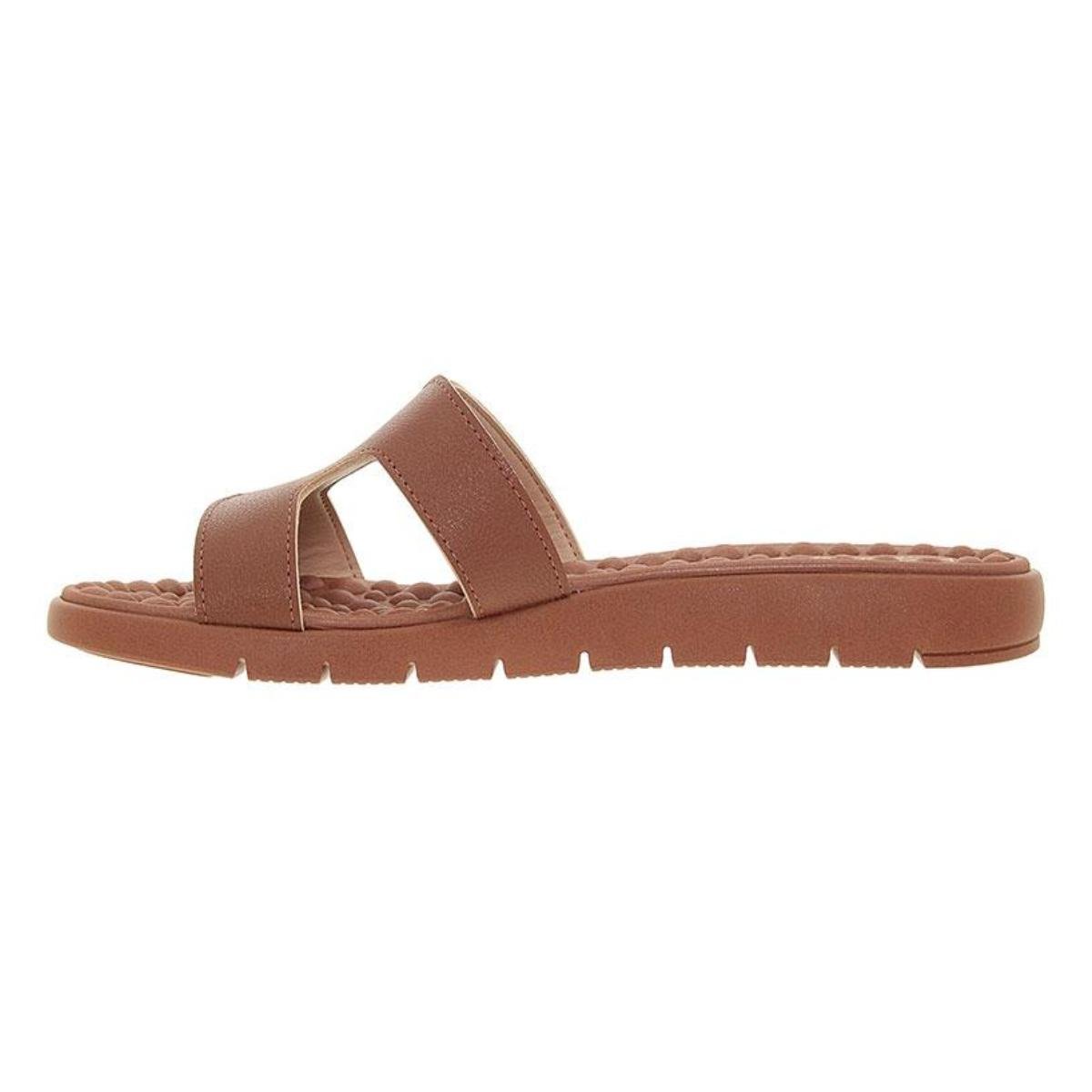 Tamanco Anabela Casual Feminino Modare 7162.330 Comfort Ortopédico Marrom Marrom 3