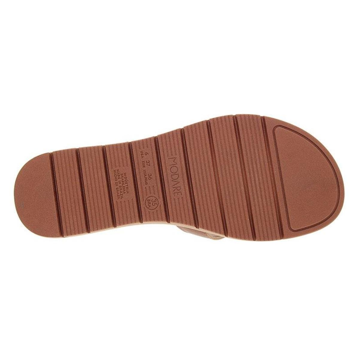 Tamanco Anabela Casual Feminino Modare 7162.330 Comfort Ortopédico Marrom Marrom 6