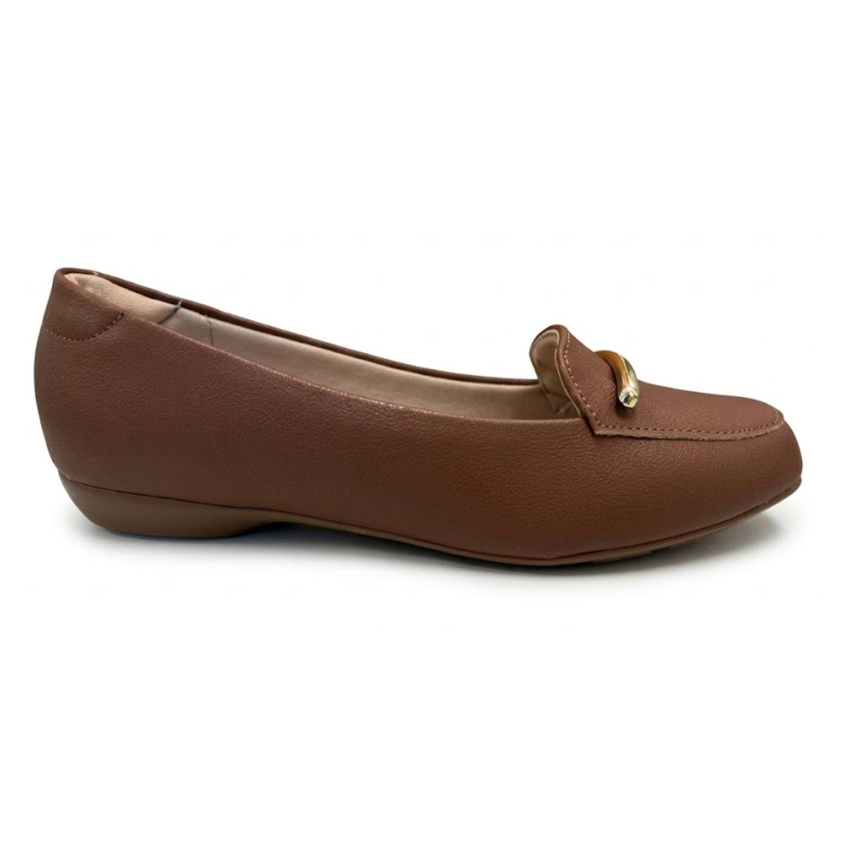 Mocassim Casual Feminino Modare 7016.484 Ultracomfort Marrom Marrom 2