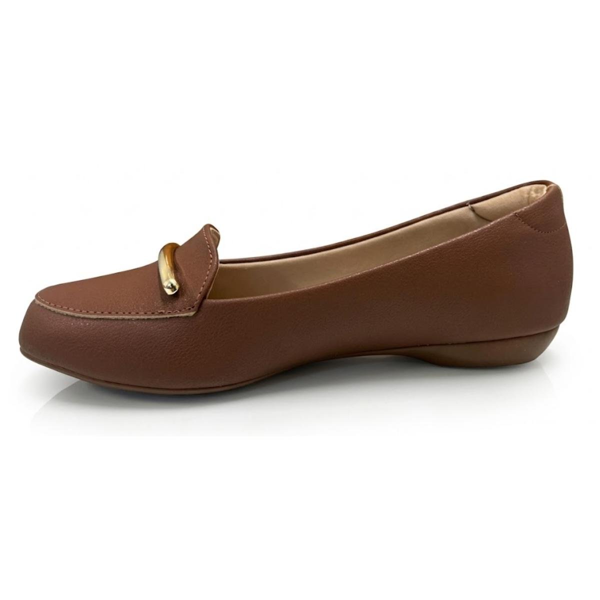 Mocassim Casual Feminino Modare 7016.484 Ultracomfort Marrom Marrom 3