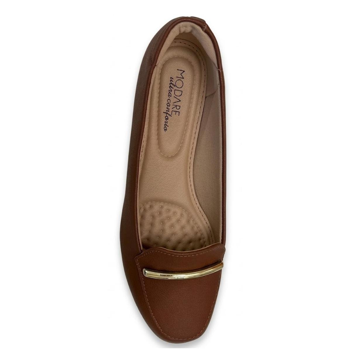 Mocassim Casual Feminino Modare 7016.484 Ultracomfort Marrom Marrom 4