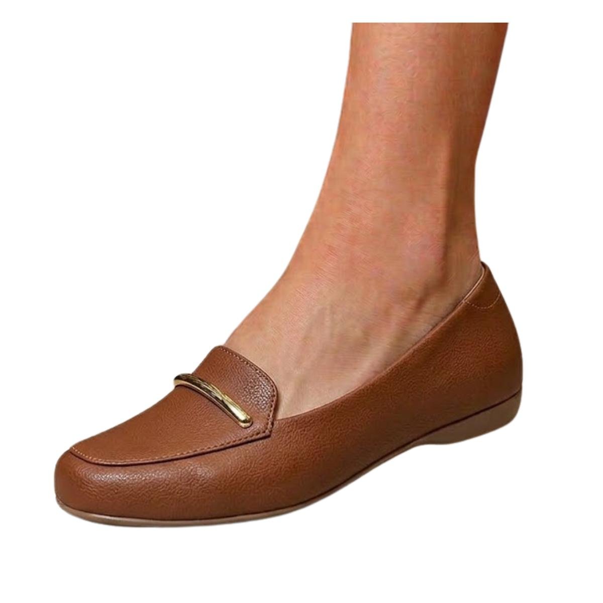Mocassim Casual Feminino Modare 7016.484 Ultracomfort Marrom Marrom 5