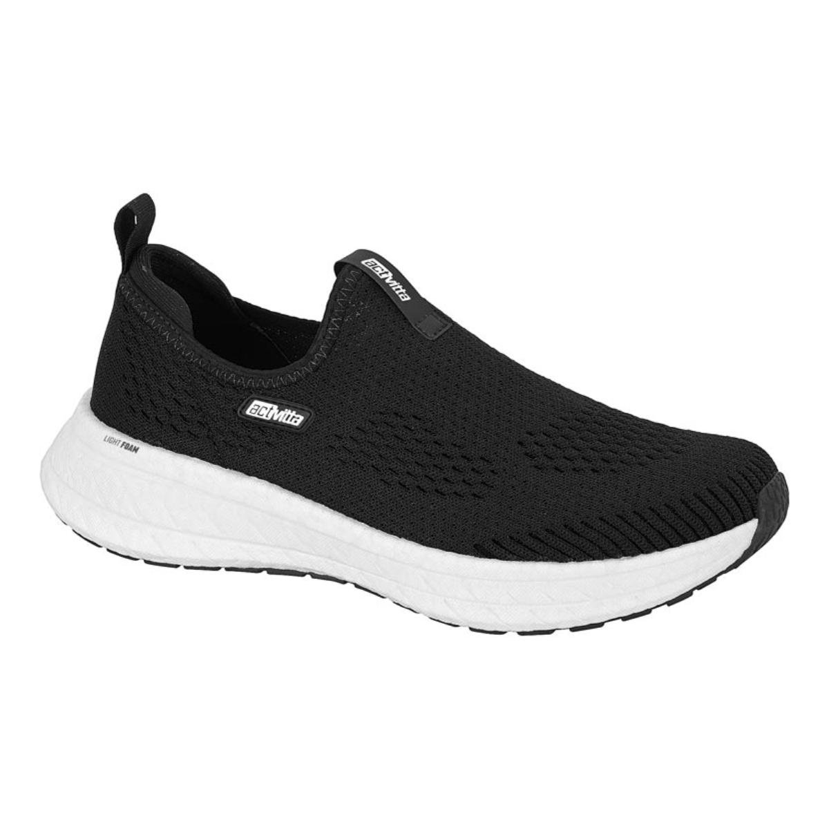 Tênis Esportivo Feminino Actvitta 4841.103 Ultra Leve Preto