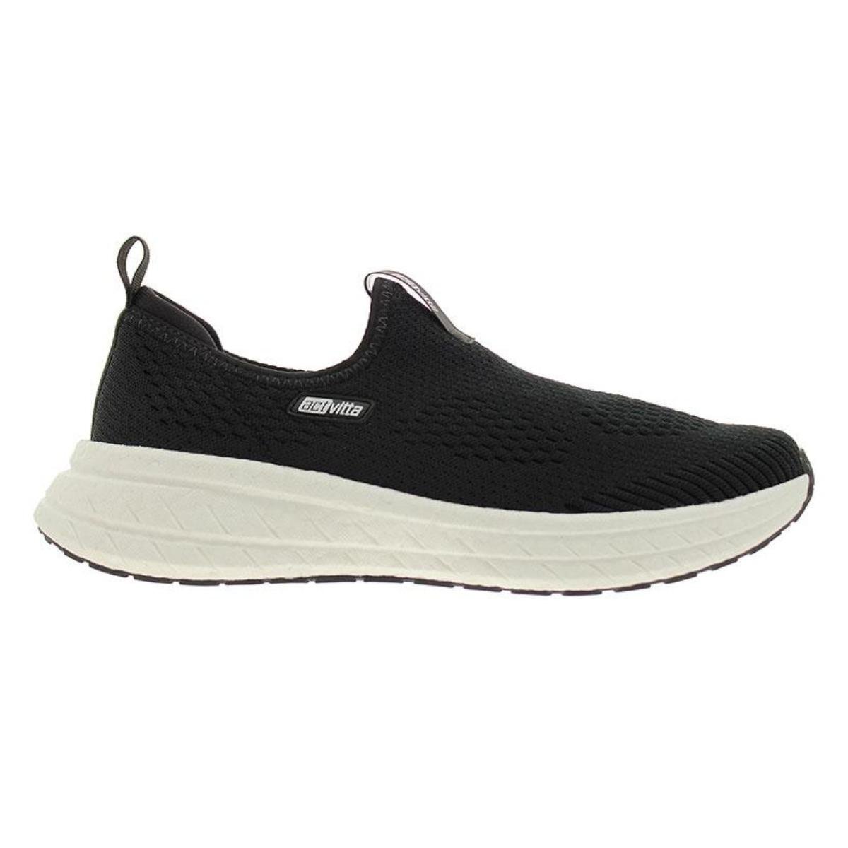 Tênis Esportivo Feminino Actvitta 4841.103 Ultra Leve Preto Preto 2